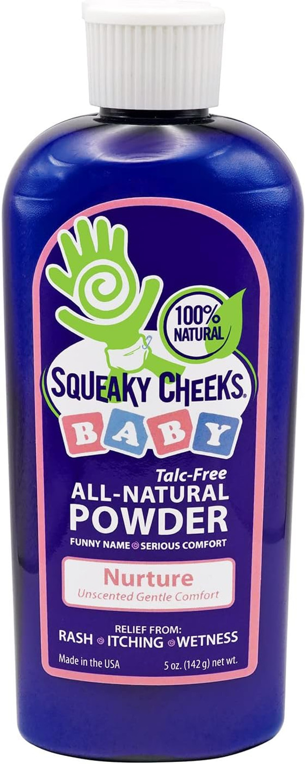 Baby Powder (5oz) | Organic | Unscented Talc-Free and All Natural Powd