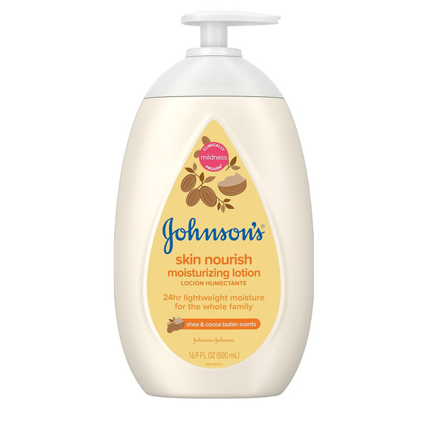 Johnson's Baby Skin Nourish Moisturizing Baby Lotion for Dry Skin with