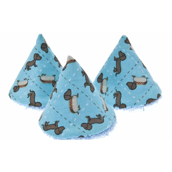 Pee-Pee Teepee Weiner Dog Blue - Laundry Bag