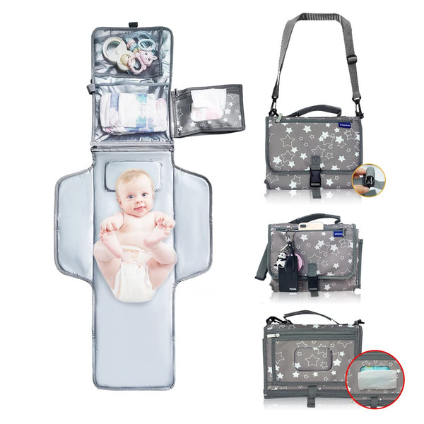 Portable Changing Pad,Baby Portable Diaper Changing Pad for Boys and G
