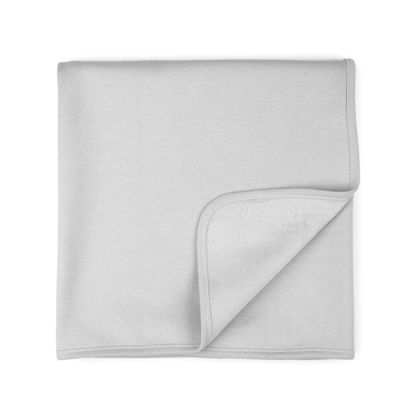 Tadpoles Brushed Organic Cotton Receiving Blanket, 36"x36", Grey