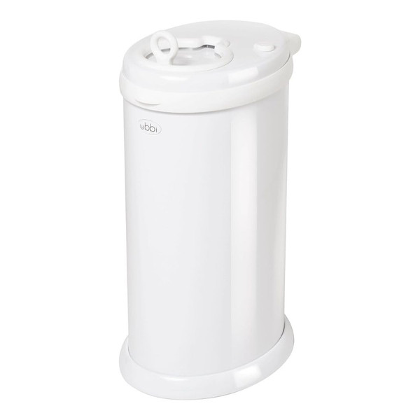 Ubbi Steel Diaper Pail, Odor Locking, No Special Bag Required, Award-W