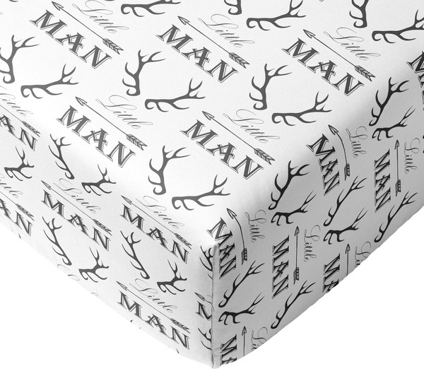 Crib Sheets for boy Girl - 100% Cotton Fitted Crib Sheet Set - Perfect for Baby Boys, Fits Standard Toddler Mattress (Li