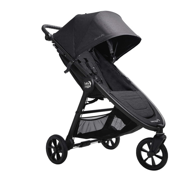 Baby Jogger City Mini GT2 All-Terrain Stroller Black Complete with Adjustable Handlebar Hand-Operated Parking Brake and