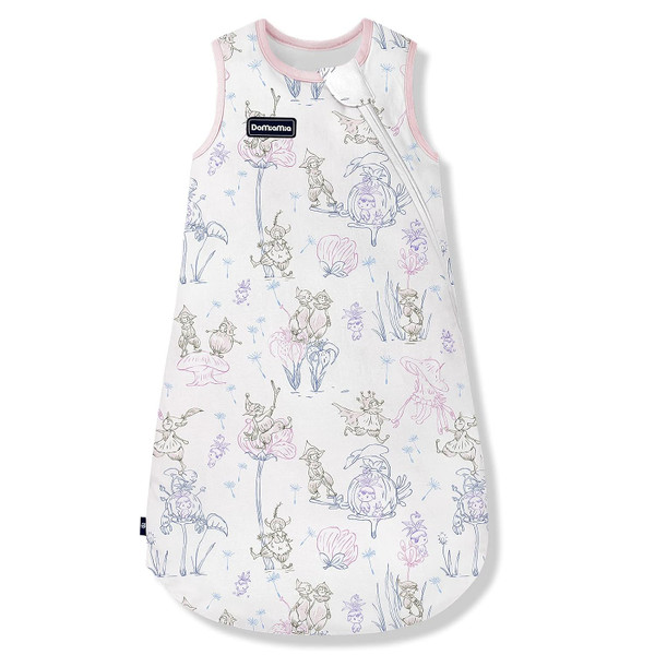 Baby Sleep Sack 0.6 Tog Ultra Breathable Cotton Blend Muslin Newborn Sleeping Bag 0-6 Months Dryable Infant Wearable Bla