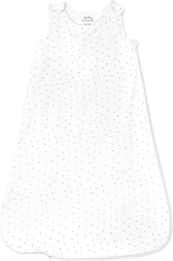 Stellou & friends 100% Organix Cotton Baby Sleep Sack - Warm & Cozy Baby Wearable Blanket - Newborn Sleep Sack, Infant S