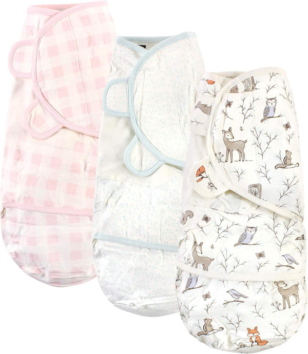 Hudson Baby Unisex BabyCotton Swaddle Wrap