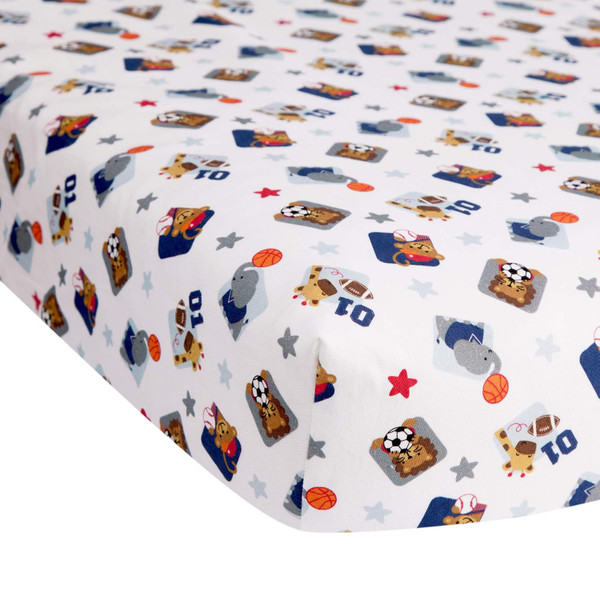 Lambs & Ivy Future All-Star Crib Sheet