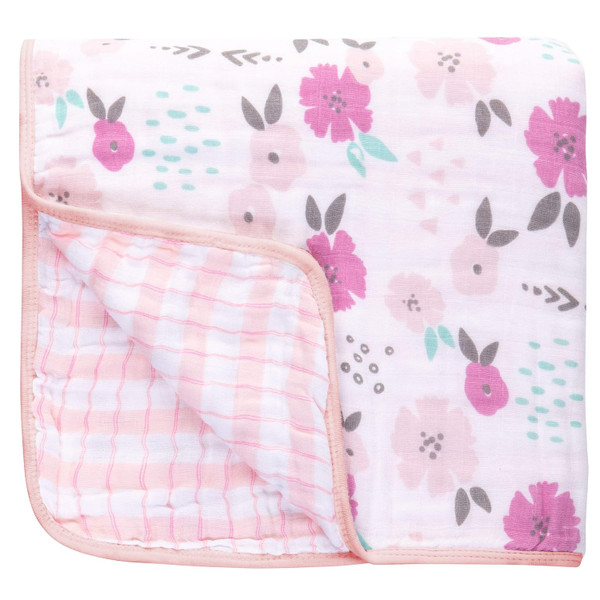 Stephen Joseph, Muslin Stroller Blanket, Flower