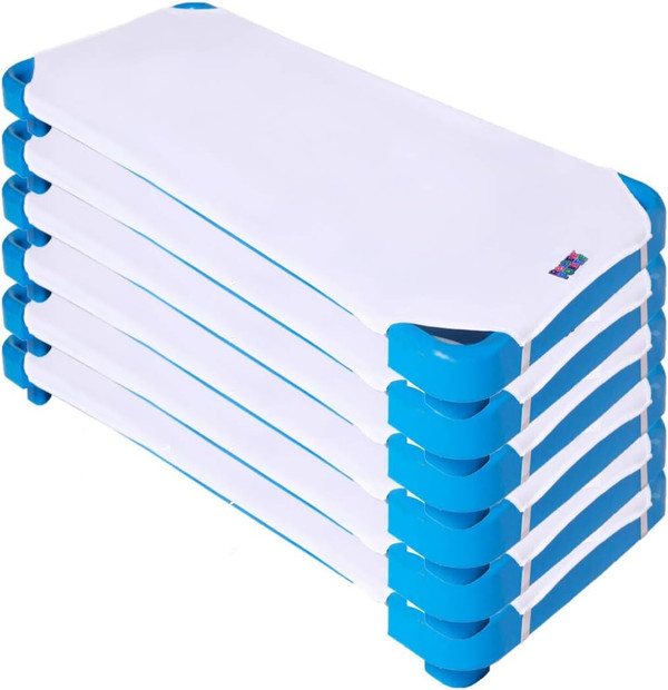 White Microfiber Cot Sheets for Preschool or Daycare, Elastic Loops for Extra Security, Super Soft and Durable (Toddler