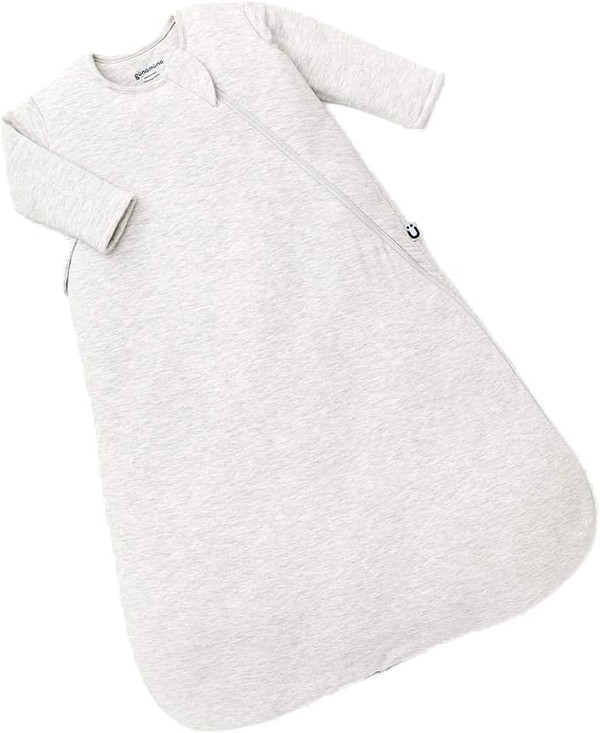 GUNAMUNA Unisex Baby Long Sleeve Wearable Sleep Bag, Rayon Premium Duvet Sack, 2.6 TOG