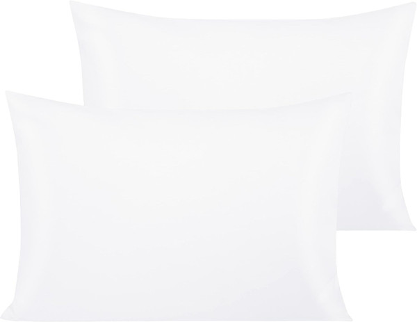 NTBAY Egyptian Cotton Toddler Pillowcases - Set of 2 - Travel Pillow Cases - 500 Thread Count Cotton 13x18 Pillow Covers