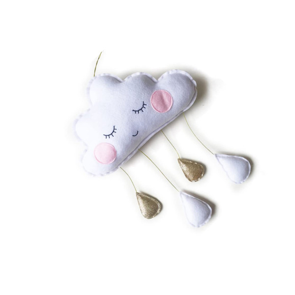 Home Décor Room Wall Cloud 's Room Decor Tent Ornament Nursery Ceiling Crib Mobile Wall Hanging House Ornaments Clouds D