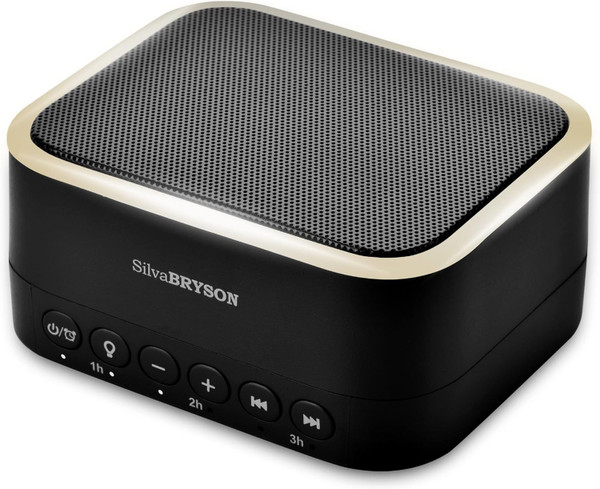 Small Travel White Noise Machine with 26 Non Cyclic Natural Sounds and Memory 33 Levels of Volume Powered by AC or USB o