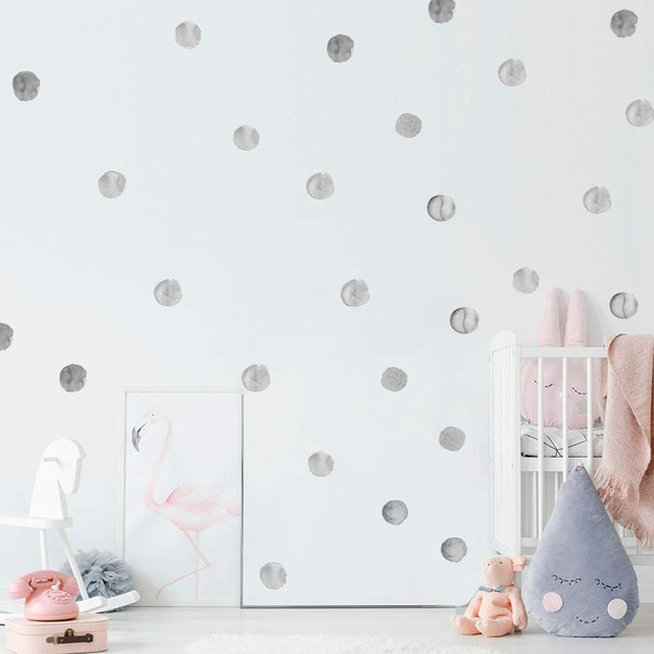 Wall Sticker, Rohome PVC Peel and Stick Wall Decals Wall Decor Mural Multi-Color Dots Sofa Background Living Room Boys G