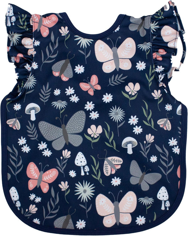 BapronBaby Flutter Sleeve Bapron - No Neck Tie Safer Bib - Baby & Todd