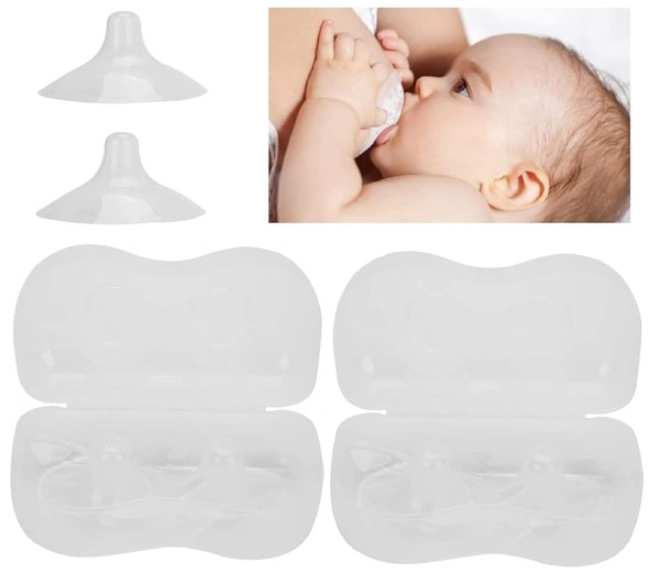 Nipple Shields for Nursing Newborn for Women Breastfeeding Baby Premiu