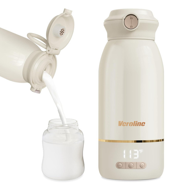 Portable Bottle Warmer with Super Fast Charging, 17 Oz Travel Bottle W