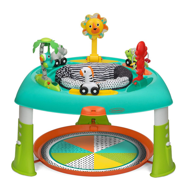 Infantino 2-in-1 Sit, Spin & Stand Entertainer - 360 Seat and Activity