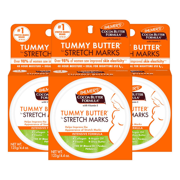 Palmer's Cocoa Butter Formula Tummy Butter Balm, 4.4 Ounces (Pack of 3