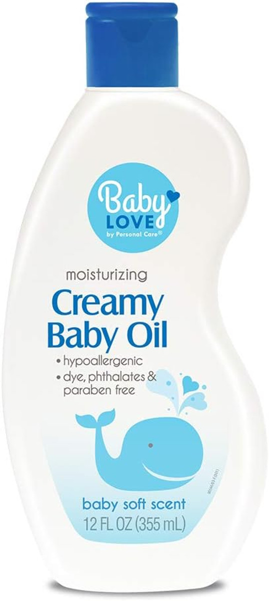 Soft & Soothing Baby Oil, 12 Ounce