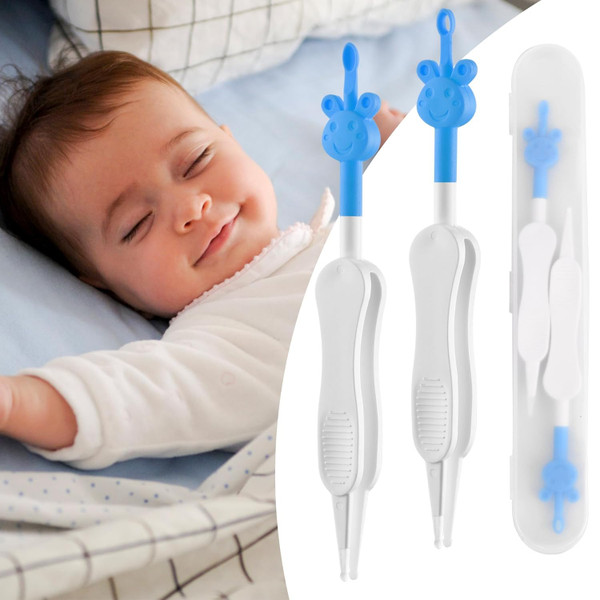 Baby Nose and Ear Cleaner Tool 3 in 1 Nose Cleaning Tweezers Baby Boog