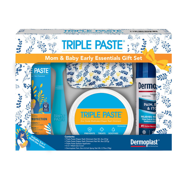 Triple Paste Mom & Baby Early Essentials Gift Set with 5 Items – Diape
