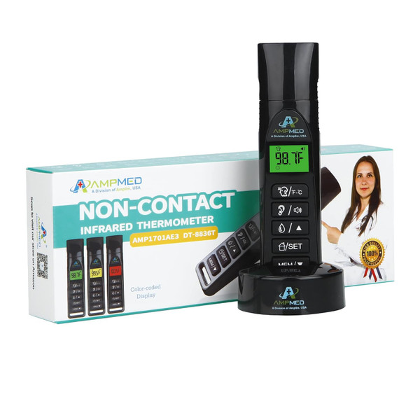 Amplim No Touch Professional Ear and Forehead Thermometer | Non-Contac