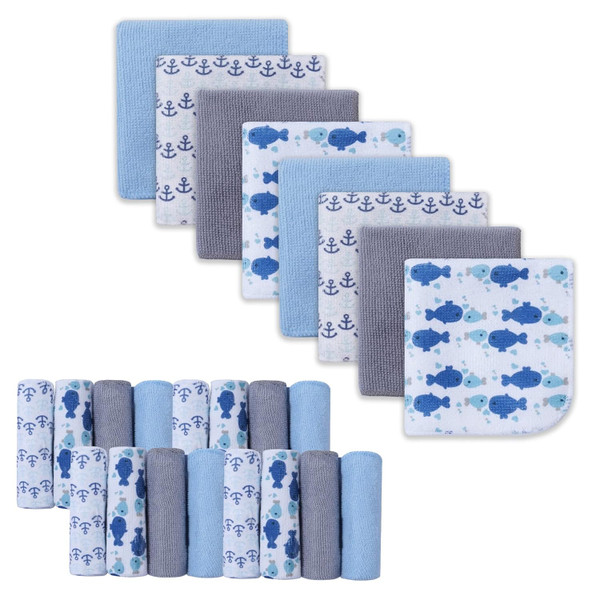 Softan Baby Washcloths, 24Pack Baby Wash Cloths Extra Soft & Ultra Abs