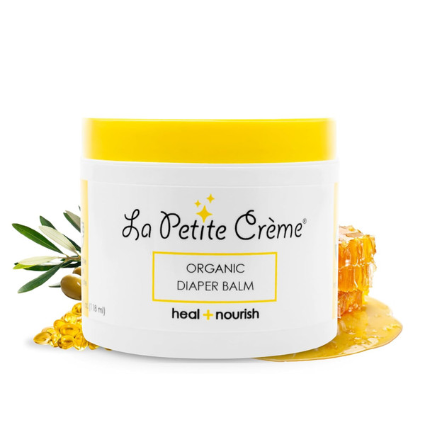 French Organic Diaper Balm (4 oz) - Healing & Nourishing Diaper Cream