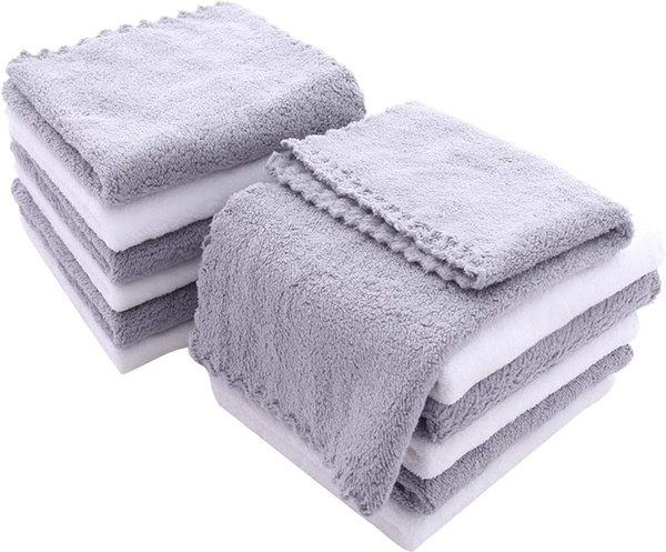 12 Pack Baby Washcloths - Extra Absorbent and Soft Wash Clothes for Ne