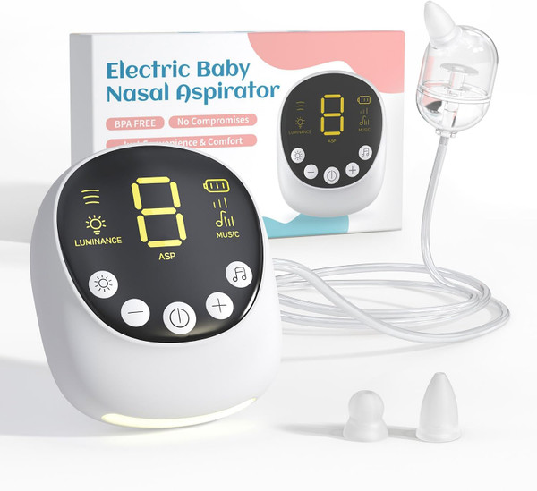 Nasal Aspirator for Baby, Hospital Grade, Electric Baby Nose Sucker wi