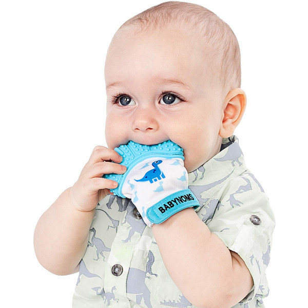 ® Teething Mitten | The Original Teething Paw | Safe Silicone Teething