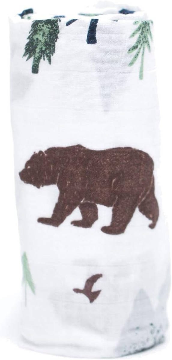 SARANONI Swaddle Blanket Luxury Decorative Baby Muslin Swaddle Blankets (Yosemite)