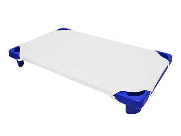 American Baby Company 1 Pack Cotton-Polyester Blend, Standard Size Daycare/Pre-School Cot Sheet, White, 23 x 51, for Boy
