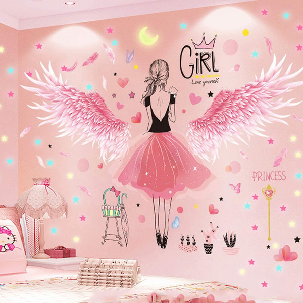 SENGTER Wall Stickers Cool Room Decor, Removable PVC Peel & Stick 3D Wallpaper Murals, Suitable for Girl Kids Living Roo