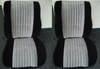 Interior, 1985-1987 Grand National Seat Upholstery - Complete Velour Set (2 buckets, rear seat & BLACK Headrests)