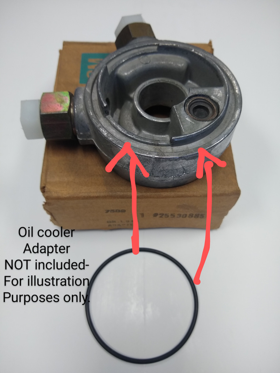 Highway Stars Oil cooler adapter O ring replaces GM part #25530999 for 1986 1987 Buick Grand National GNX and turbo regal