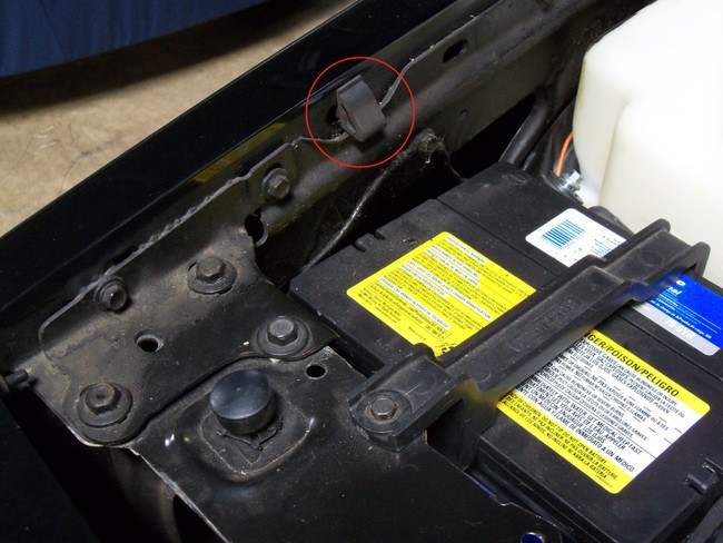 Location photo for Bumper - Hood panel to front fender bumper on a Buick Turbo Regal Grand National and GNX