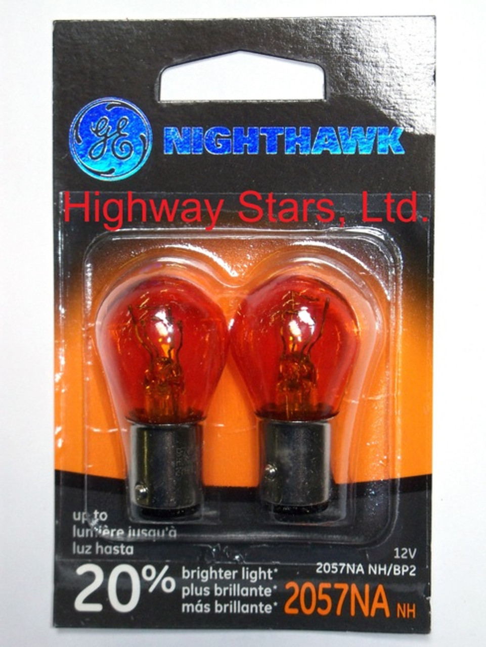 Bulbs - Nighthawk - Front turn signal lamps GE 2057NANH