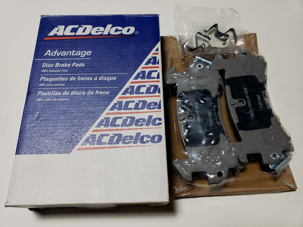 ACDelco Semi-Metallic Brake pads sku #2219 available thru Highway Stars