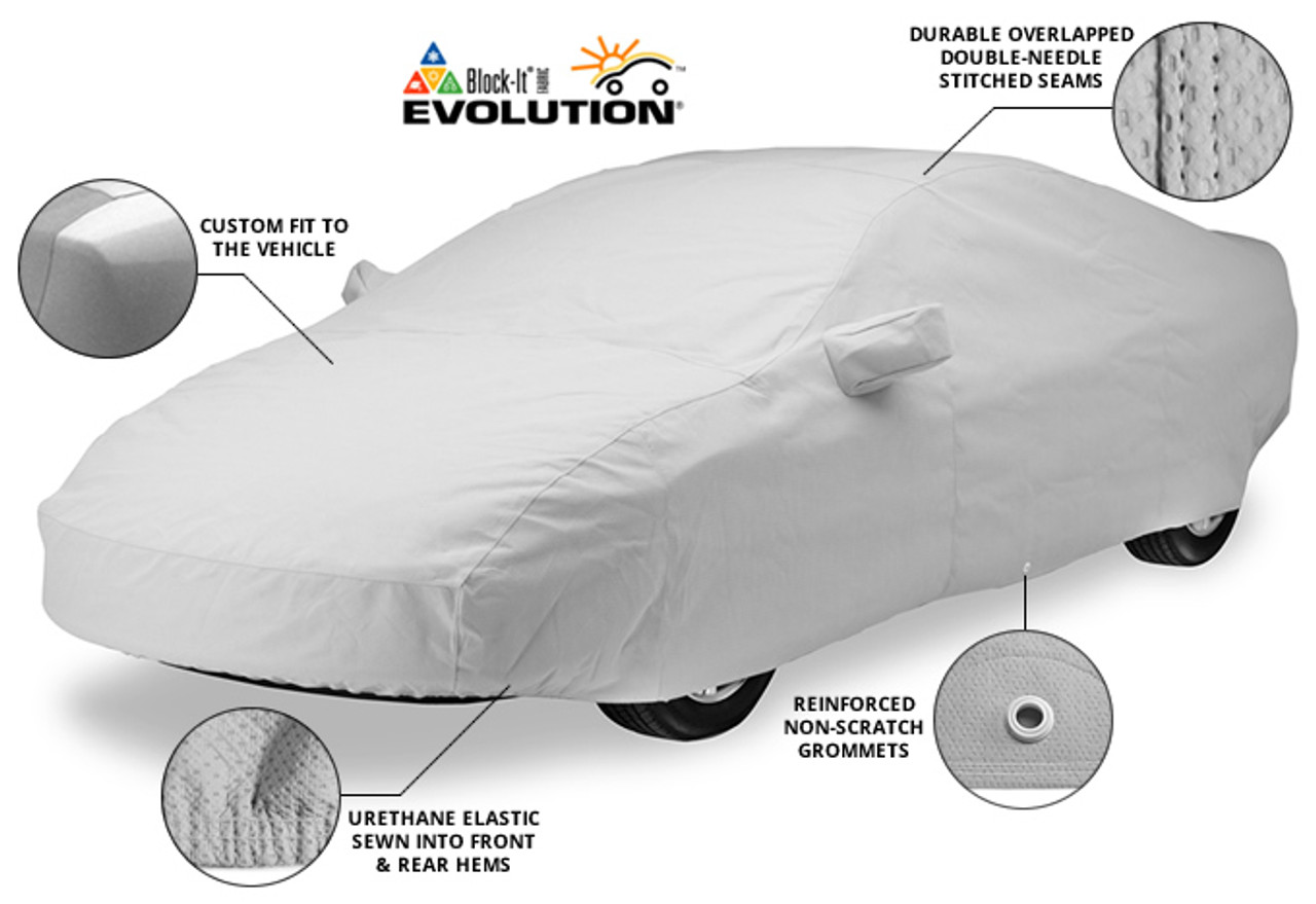 Technalon Block-It Evolution Series Fabric Tan Covercraft Custom Fit Car Cover for Hummer H2 Technalon Block-It Evolution Series Fabric Tan Covercraft Custom Fit Car Cover for Hummer H2