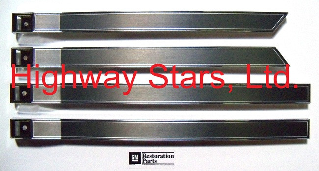 GM licensed restoration Door Trim escutcheon set with door