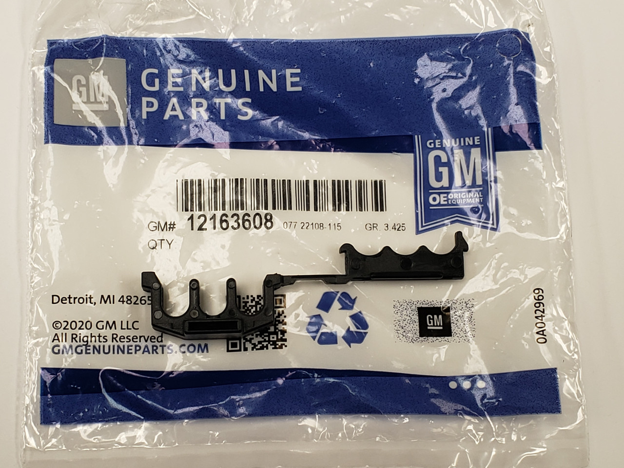 Clip, 8mm Ignition Wires - GM#12163608 replaces GM# 12065720