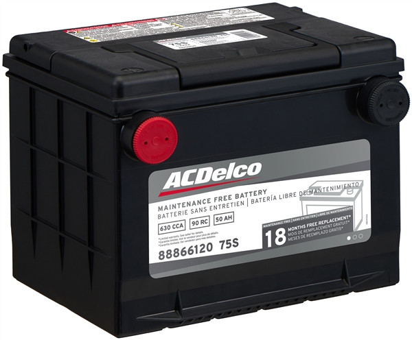 ACDelco Gold Professional 75S Battery 88866120 C630 R90 18 month