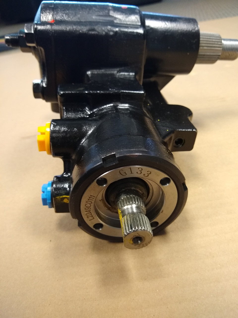 Brand-new steering gear box with coupler for quick ratio power steering 1984-1987 Buick Grand National vehicles available at Highway Stars