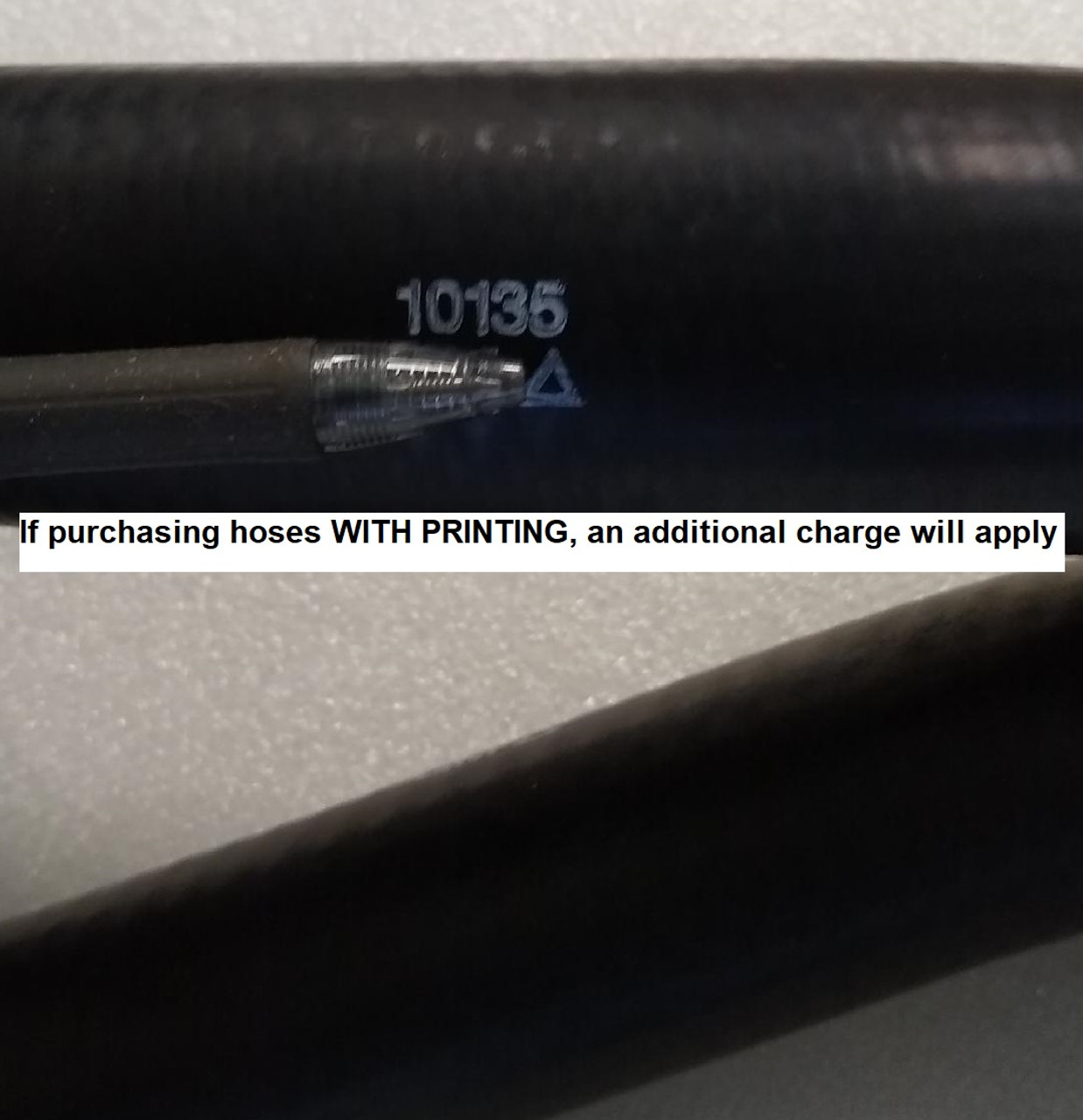 1989 Pontiac Turbo Trans Am Upper and Lower Radiator Hose replaces GM# 10135 with printing
