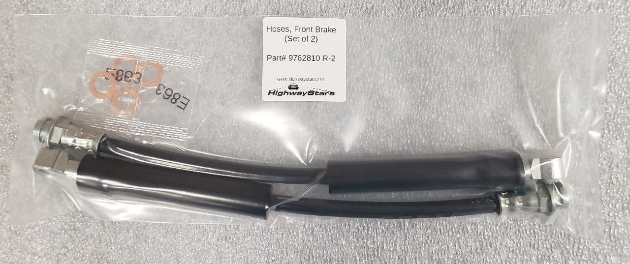 Highway Stars Pair of 2 Front Brake Hoses and washers for 82-87 Buick Turbo Regals and 82-88 G body vehicles