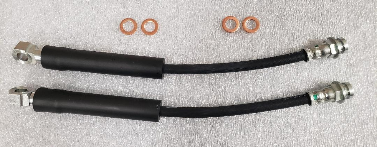 Highway Stars Pair of 2 Front Brake Hoses and washers for 82-87 Buick Turbo Regals and 82-88 G body vehicles