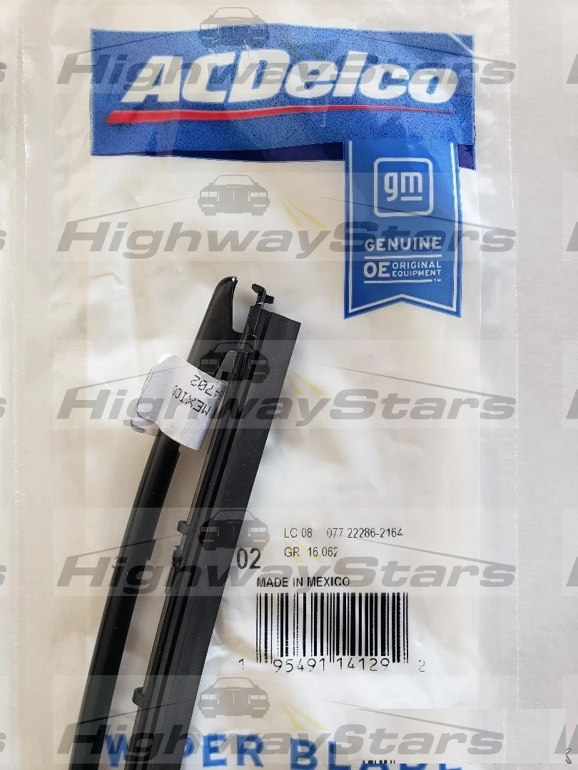 ACDelco GM 1984 - 1987 Buick Turbo Regal Grand National GNX Windshield wiper blades at Highway Stars